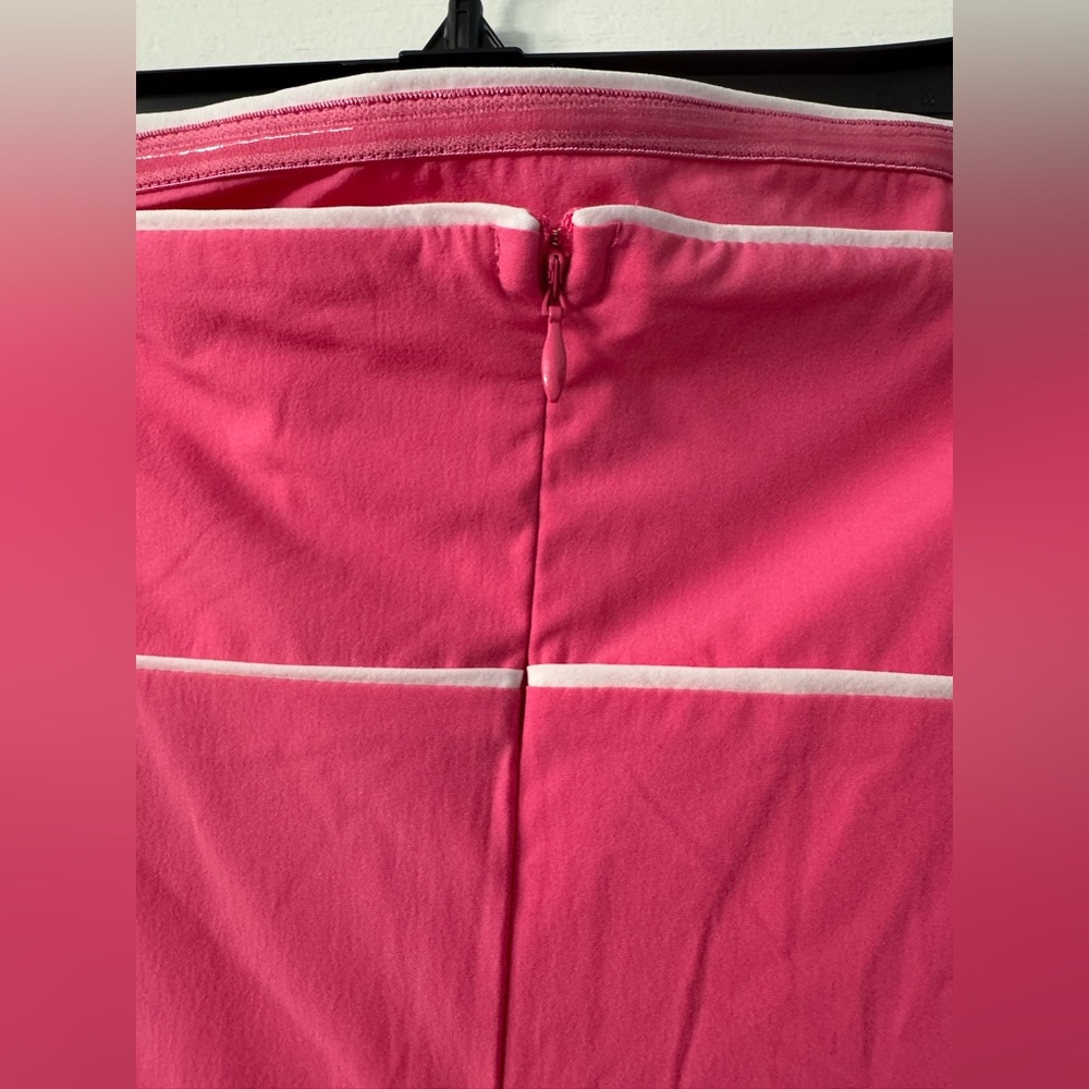 Baby Pink Contrast Piping Mini Dress - Picture 9 of 15